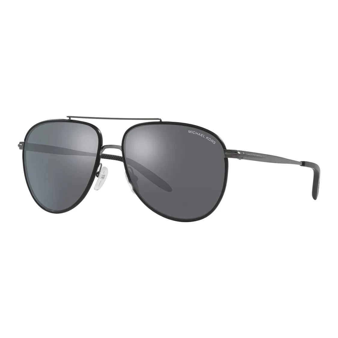 MICHAEL KORS Metal Aviator Sunglasses Men's Black