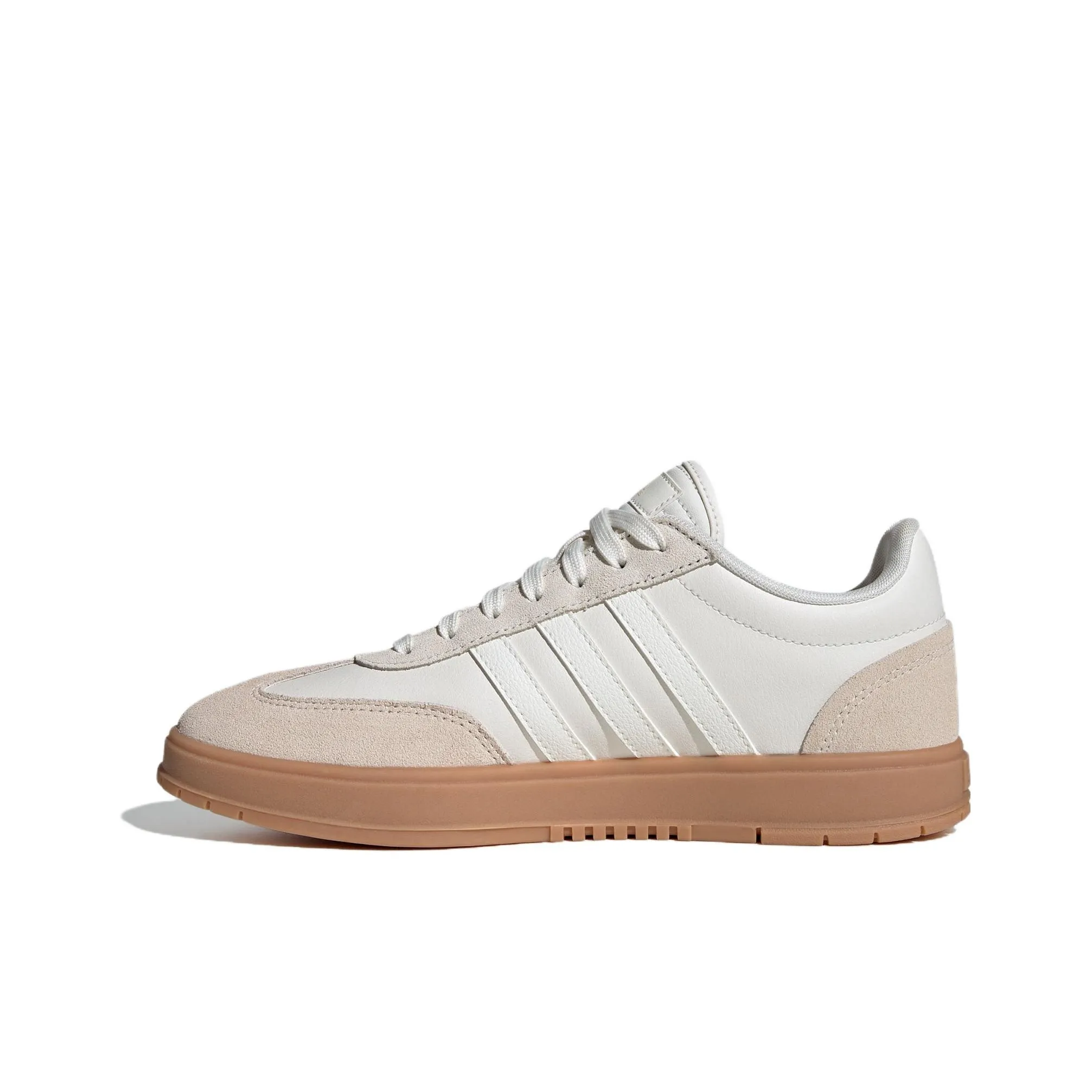 Adidas Gradas Амортизация Износостойкие Низкие Кроссовки для скейтбординга Женские Белые Коричневые