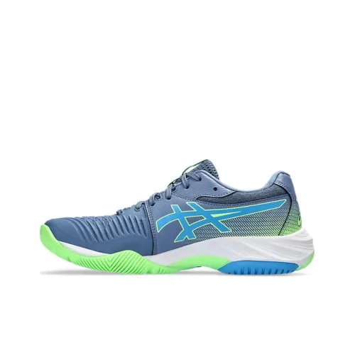 Asics Гель Netburner Баллистические Кроссовки для тренировок Низкие Синий с Белым Lettering Мужские