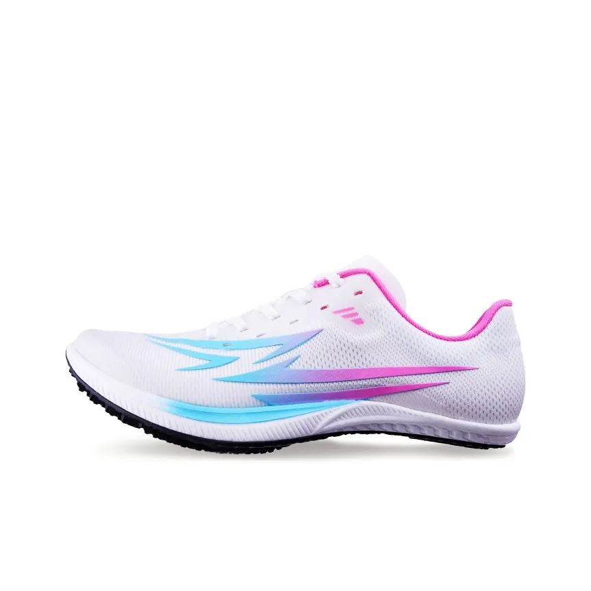 ZINGIS Mid Top Full Length Pure Carbon Plate Sprint Running Shoes Unisex White Box