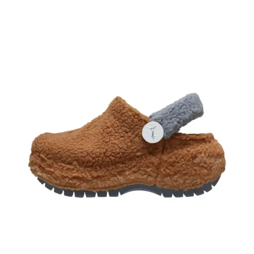 Crocs Домашние тапочки Коричневый Унисекс