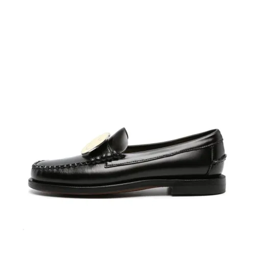 Sebago Лоферы Низкие Черные Женские