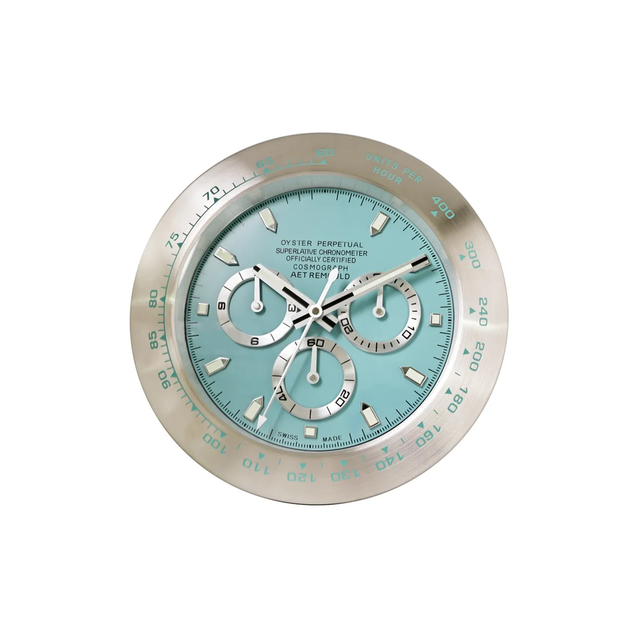 Nolros Кварцевый Movement Унисекс Настенные часы Белый