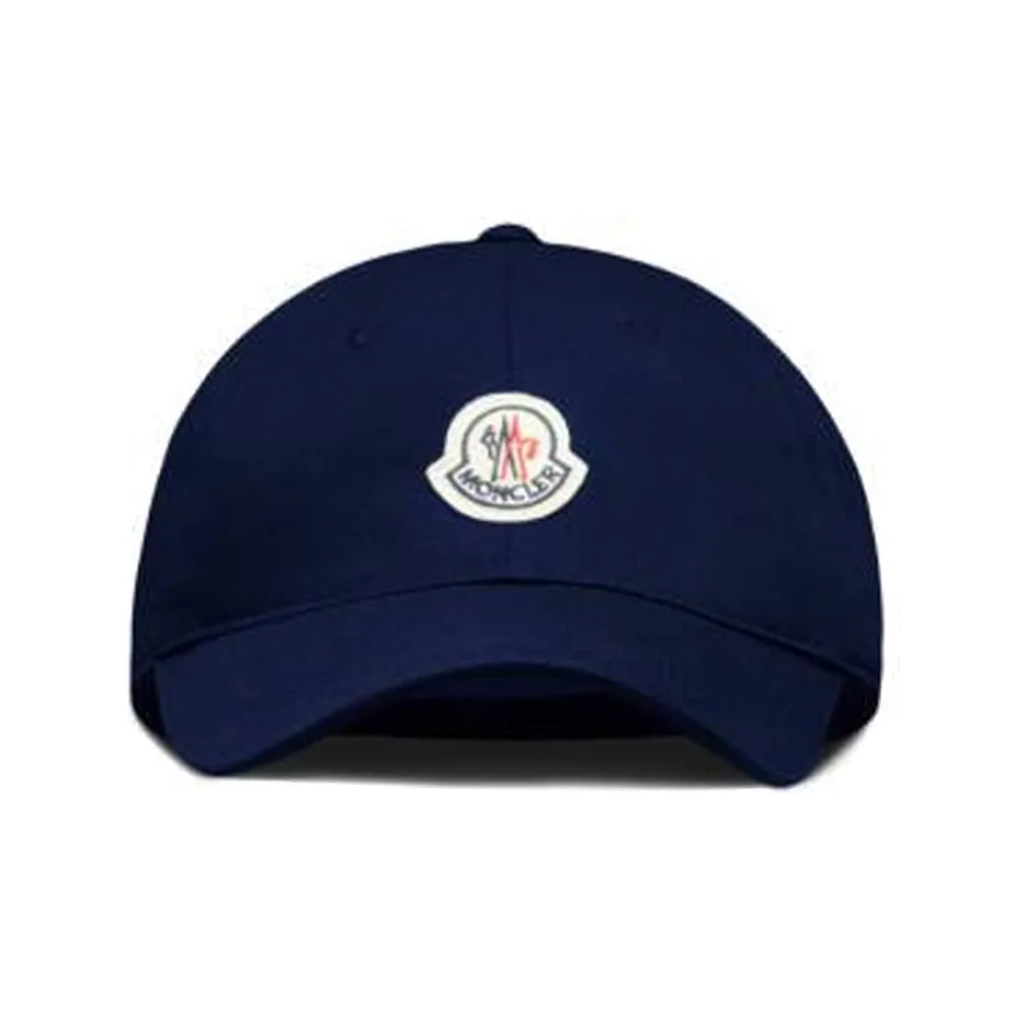 Moncler Gabardine Felt Caps Men's Blue Монклер Габардин Фетровые Кепки Мужские Синие