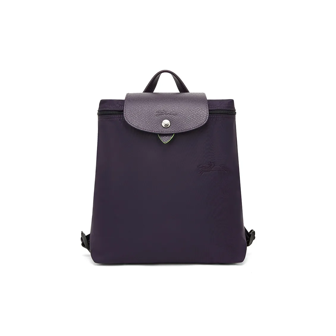 LONGCHAMP Le Pliage Green Recycled Polyamide Canvas Backpack Medium Size Women's Purple