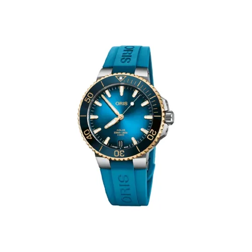 Oris Автоматический Механический Movement Мужские Часы 41,5 мм Синий