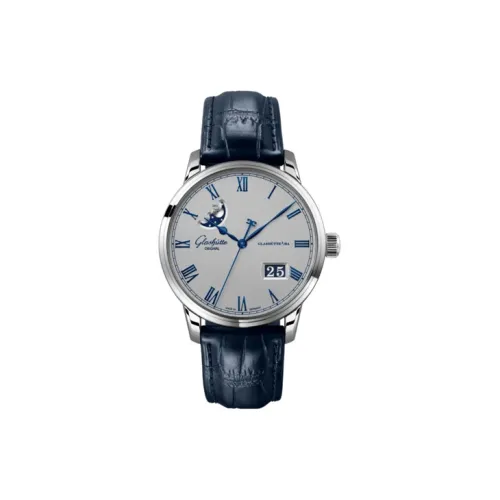 Glashütte Original Автоматический Механический Movement Мужские SENATOR Часы 40 мм Белые