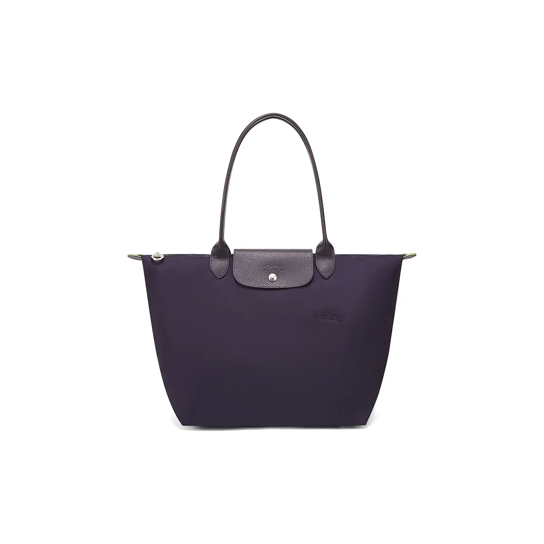 LONGCHAMP Le Pliage Green Recycled Polyamide Canvas Tote Bag Shopping Bag Handbag Medium Size Women's Overturned Basin