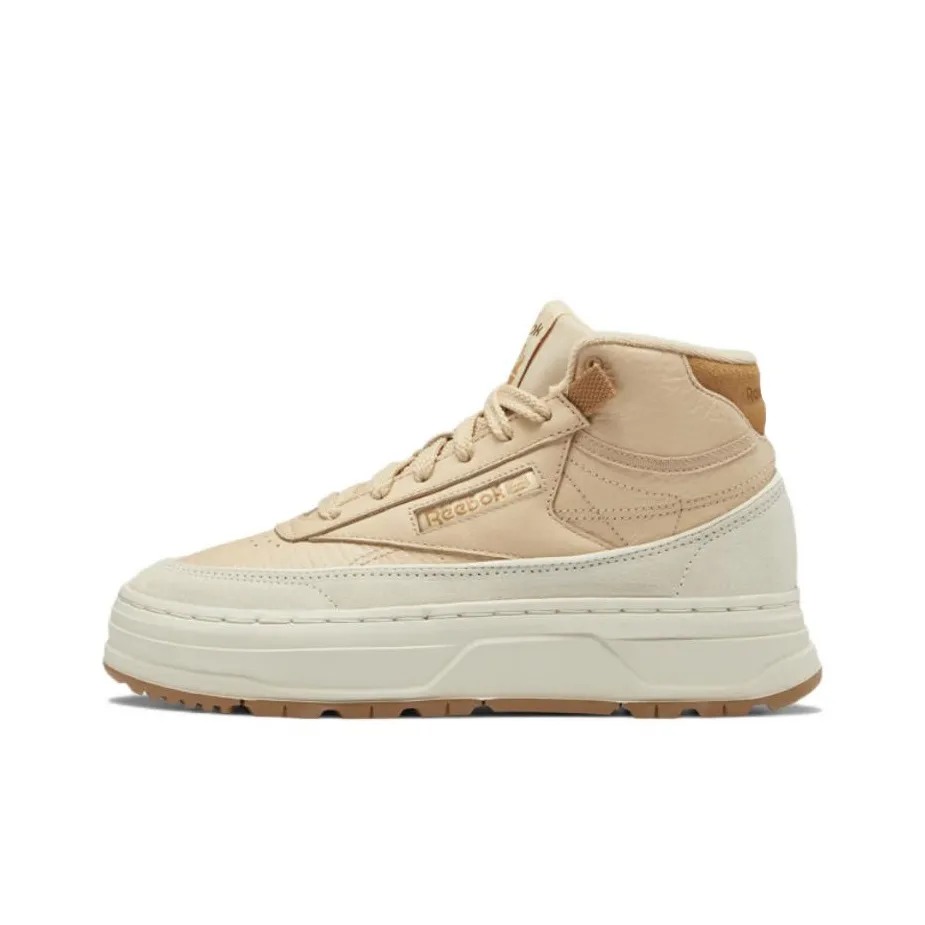 Reebok Women's Club C Geo Mid 'Weathered Beige' Women's