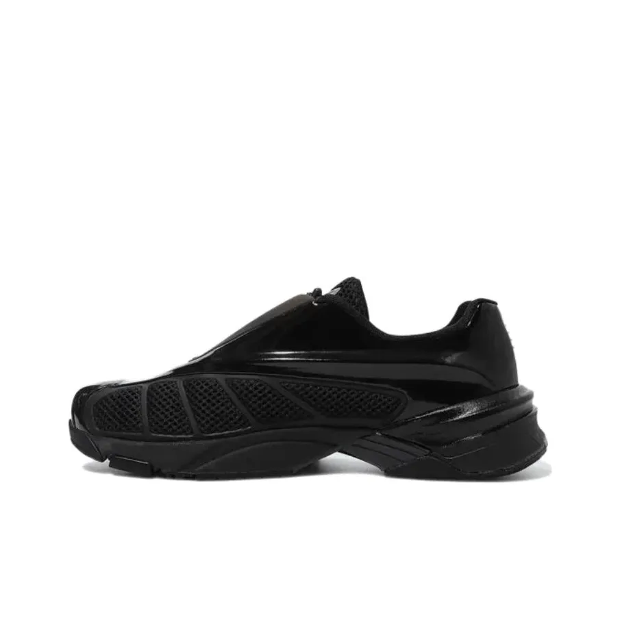 FILA Cushioning, Wear Resistant Low Top Training Shoes Unisex Black