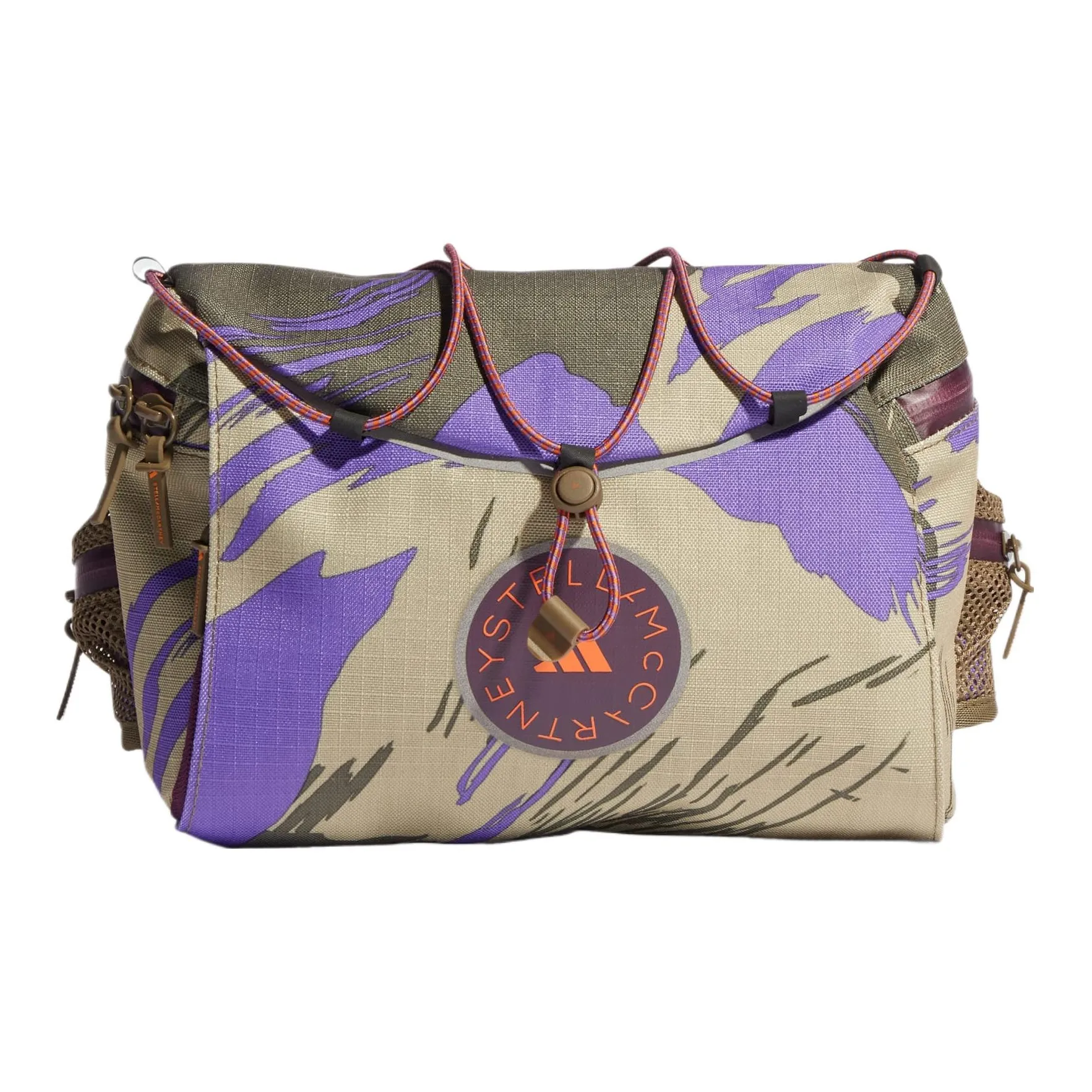 Adidas Stella McCartney Collaboration Переработанный полиэстер Бананка Женские Многоцветный UNIFORM Апельсин Ночной Красный