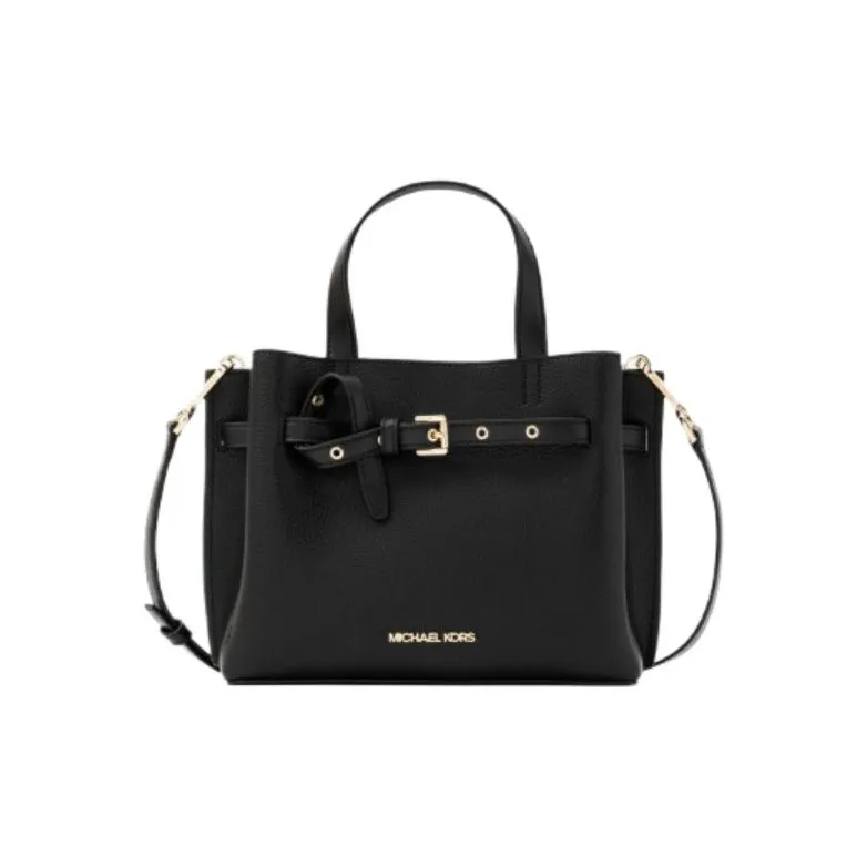 MICHAEL KORS Emilia Small Pebbled Leather Satchel