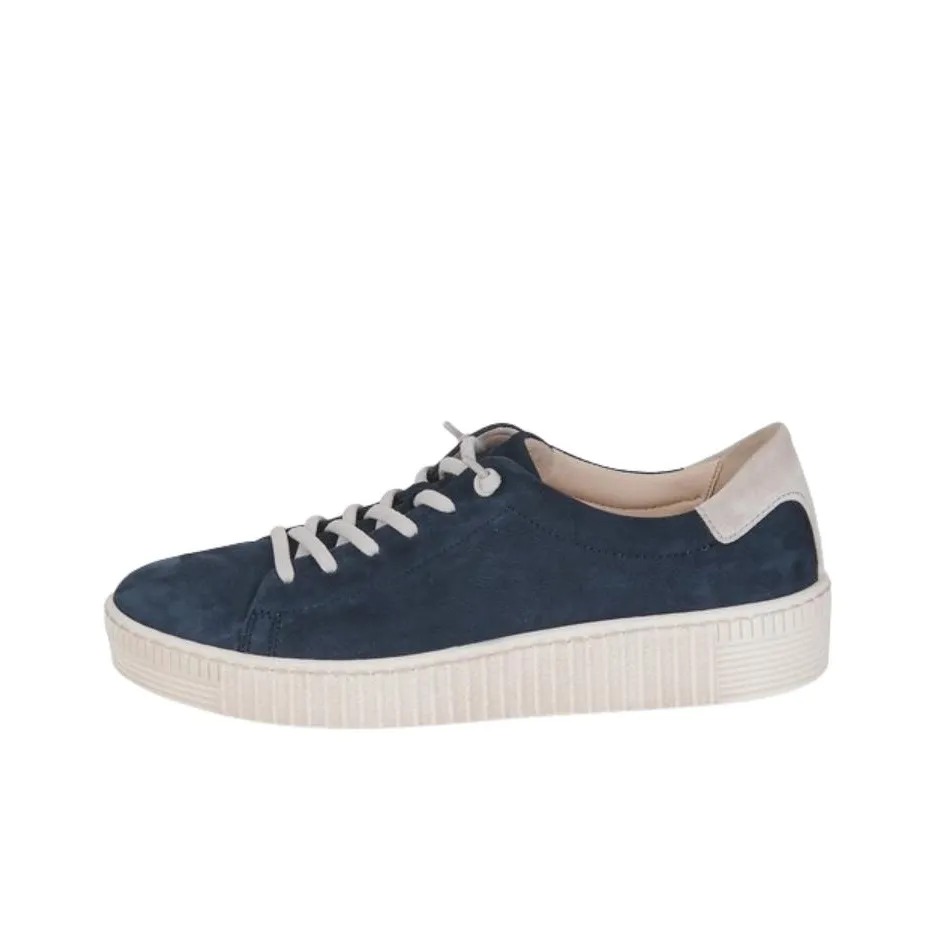 Gabor Low Top Skateboard Shoes Women's Blue