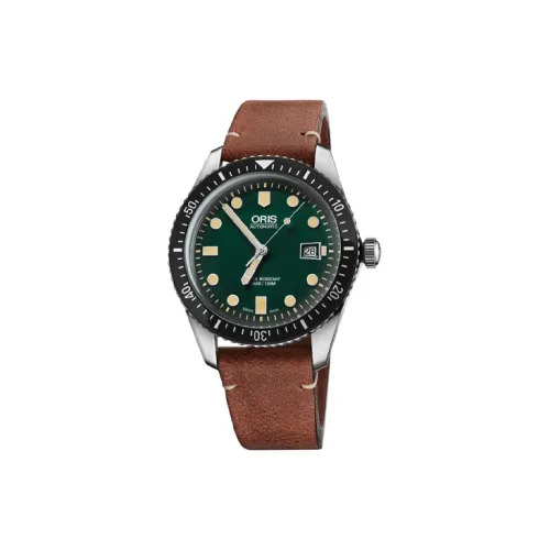 Oris Автоматический Механический Movement Мужские Часы 42 мм Зеленые