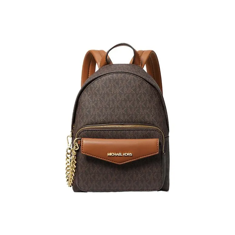 MICHAEL KORS Maisie PVC Polyurethane Backpack Small Size Women's Dark Brown