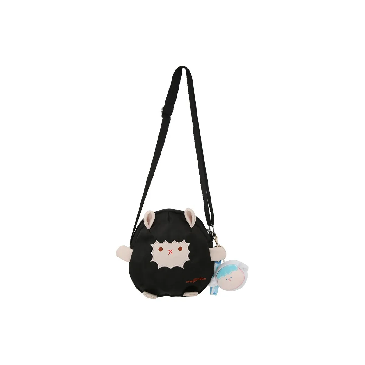 BALANG Нейлоновая сумка-ягненок сумка через плечо сумка на плечо стандартная женская черная белая хаки