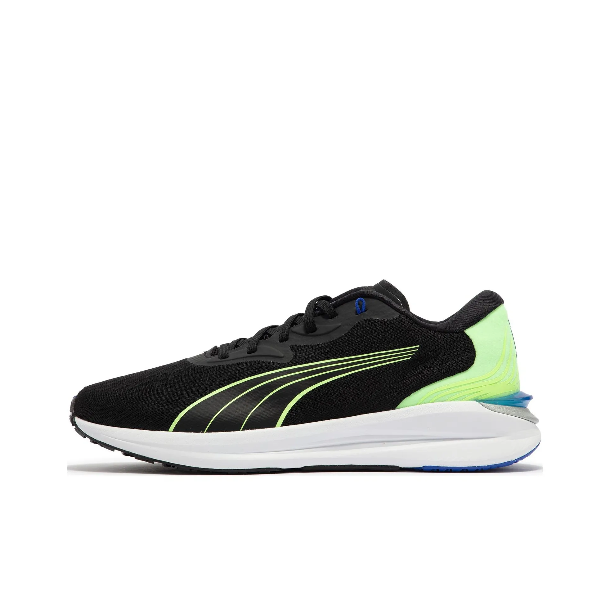 PUMA Electrify Nitro 2 Slip-Resistant Abrasion-Resistant Low Top Casual Running Shoes Men's Black Green PUMA Electrify Nitro 2 Противоскользящий устойчивый к истиранию низкий топ повседневная обувь для бега мужская черный зеленый