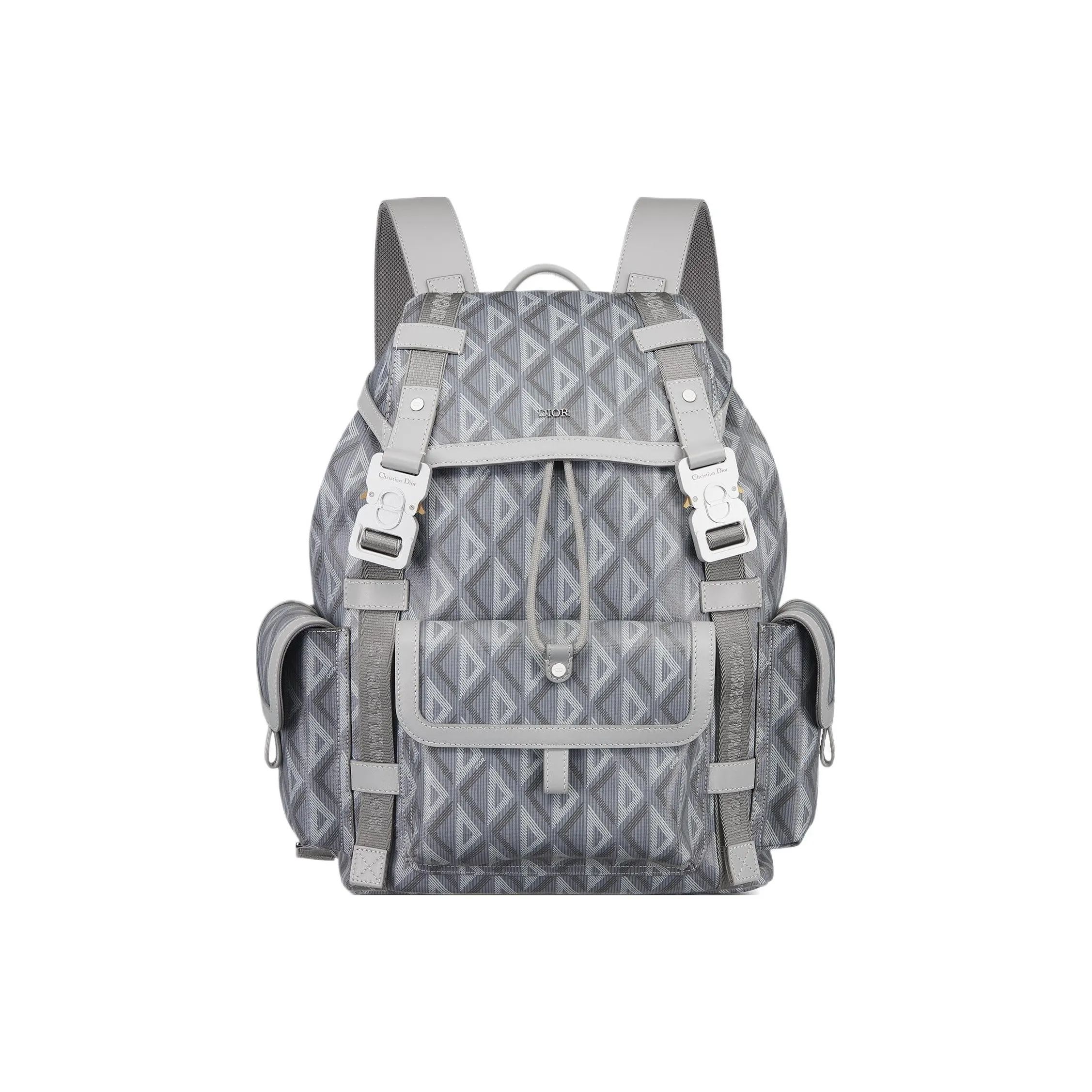 DIOR Hit The Road Canvas Backpack Medium Size Men's Dio Gray
