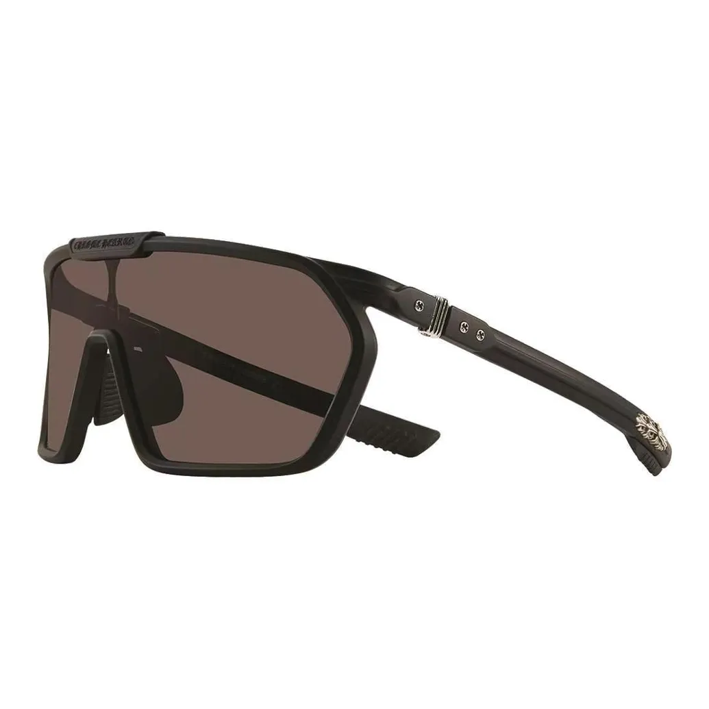 Chrome Hearts Irregular Shape Sunglasses Unisex Black