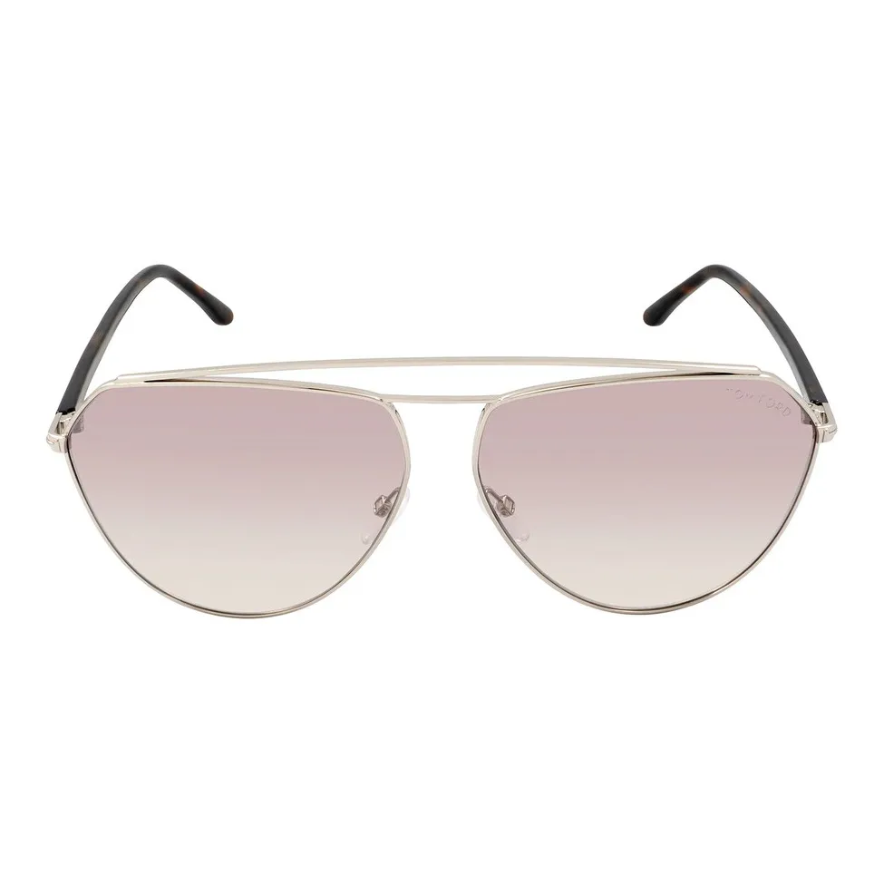 TOM FORD Aviator Sunglasses Women's Silver