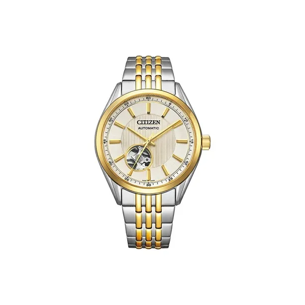 CITIZEN Automatic/Manual Mechanical Movement Stainless Steel Strap Watch Men's Watches White Dial NH911499P
