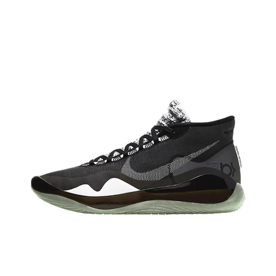 Nike KD 12 Zoom MID Топ Баскетбольные кроссовки Унисекс Черный