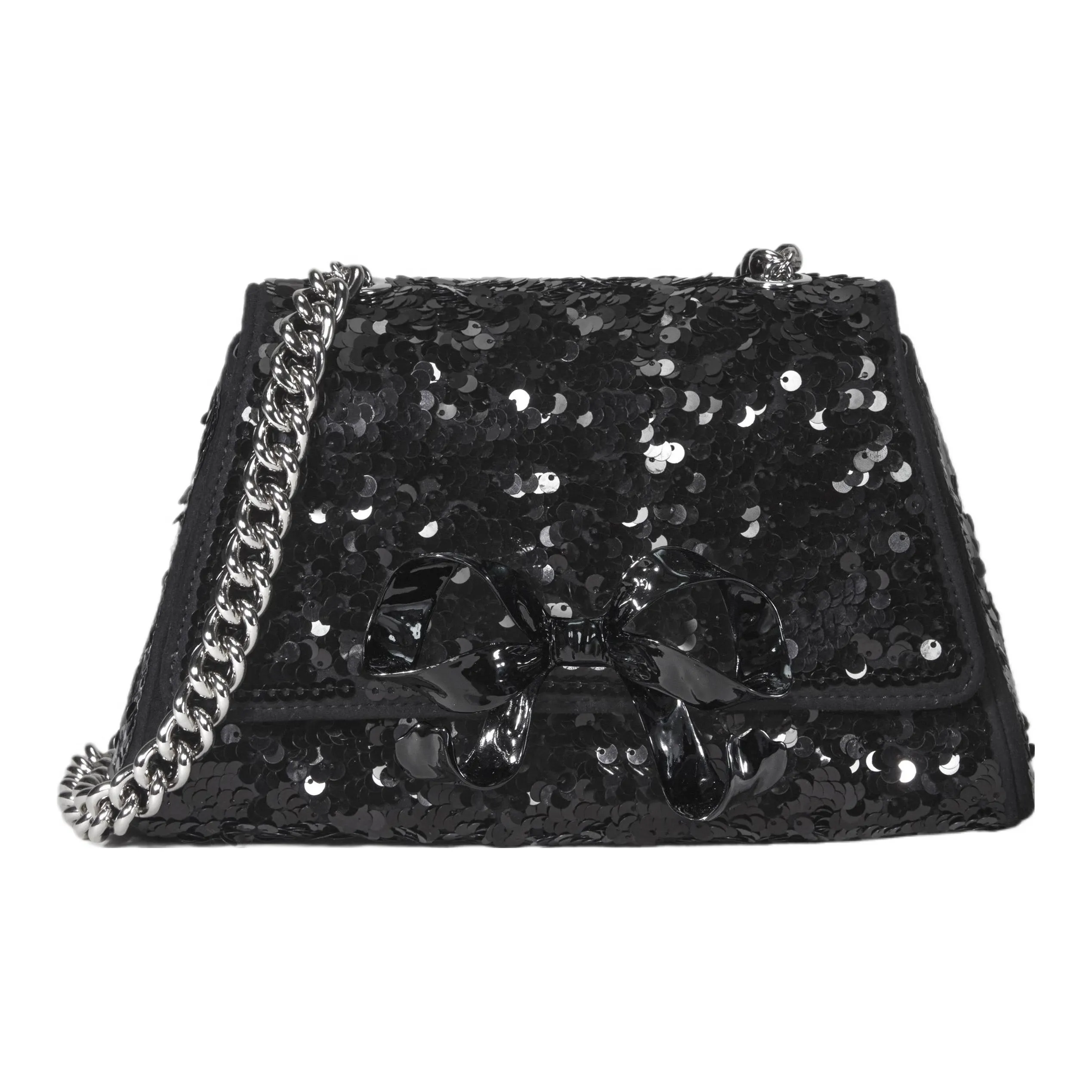 Self portrait Mini Bow Sequin embellished Bag