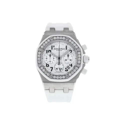 AUDEMARS PIGUET Автоматический Механический Movement Женские Часы Royal Oak Offshore Series 37мм*12,2мм Белые