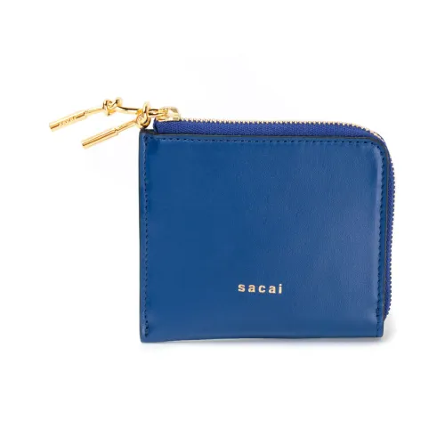 sacai Кошельки Синий и Серый Женские