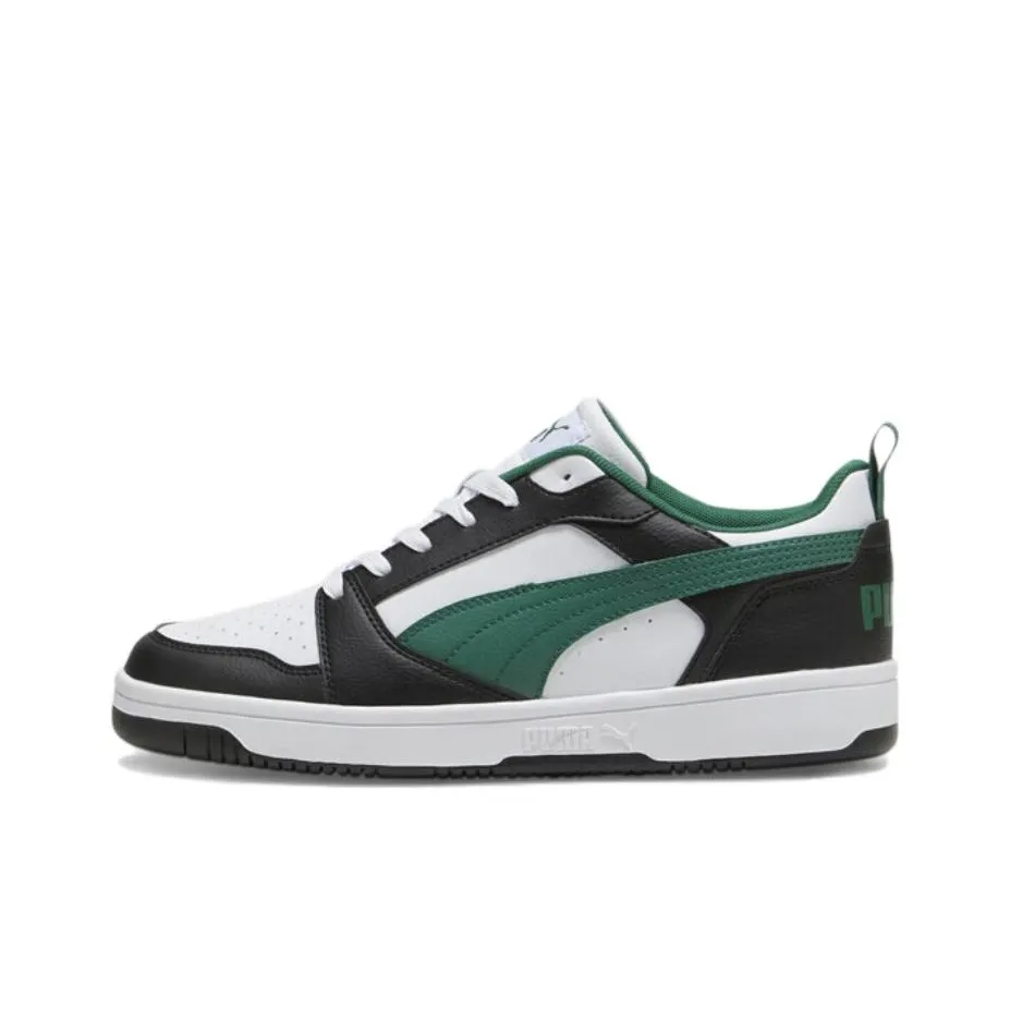 PUMA Rebound V6 Low 'White Black Green'