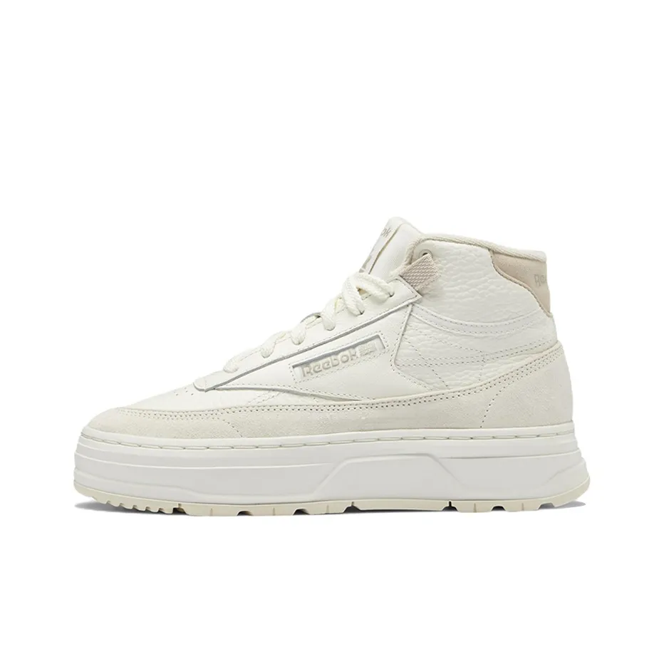 Reebok Club C Geo Mid 'Chalk Alabaster' Women's