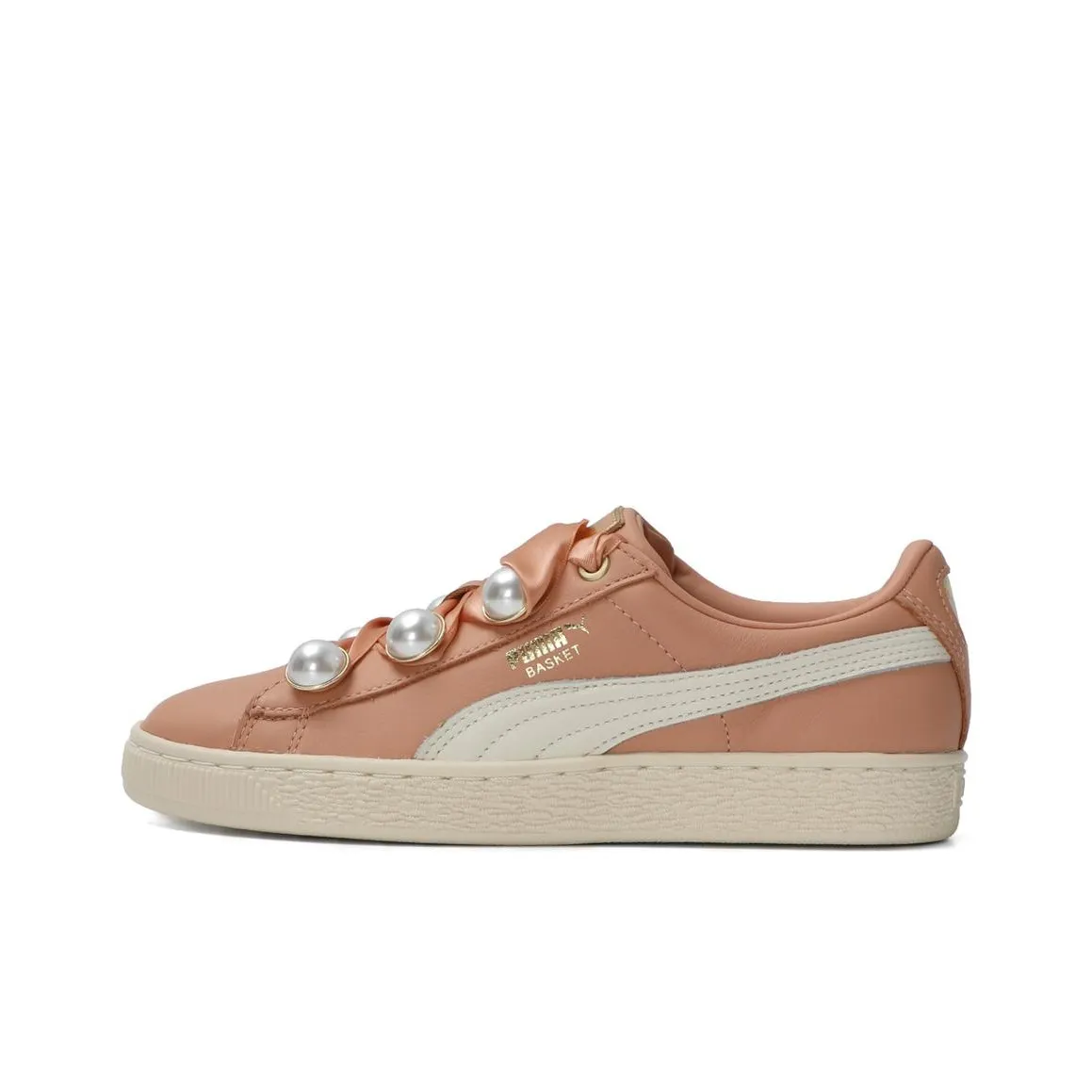 PUMA Basket Low Топ Скейтборд Кроссовки Женские Розовые