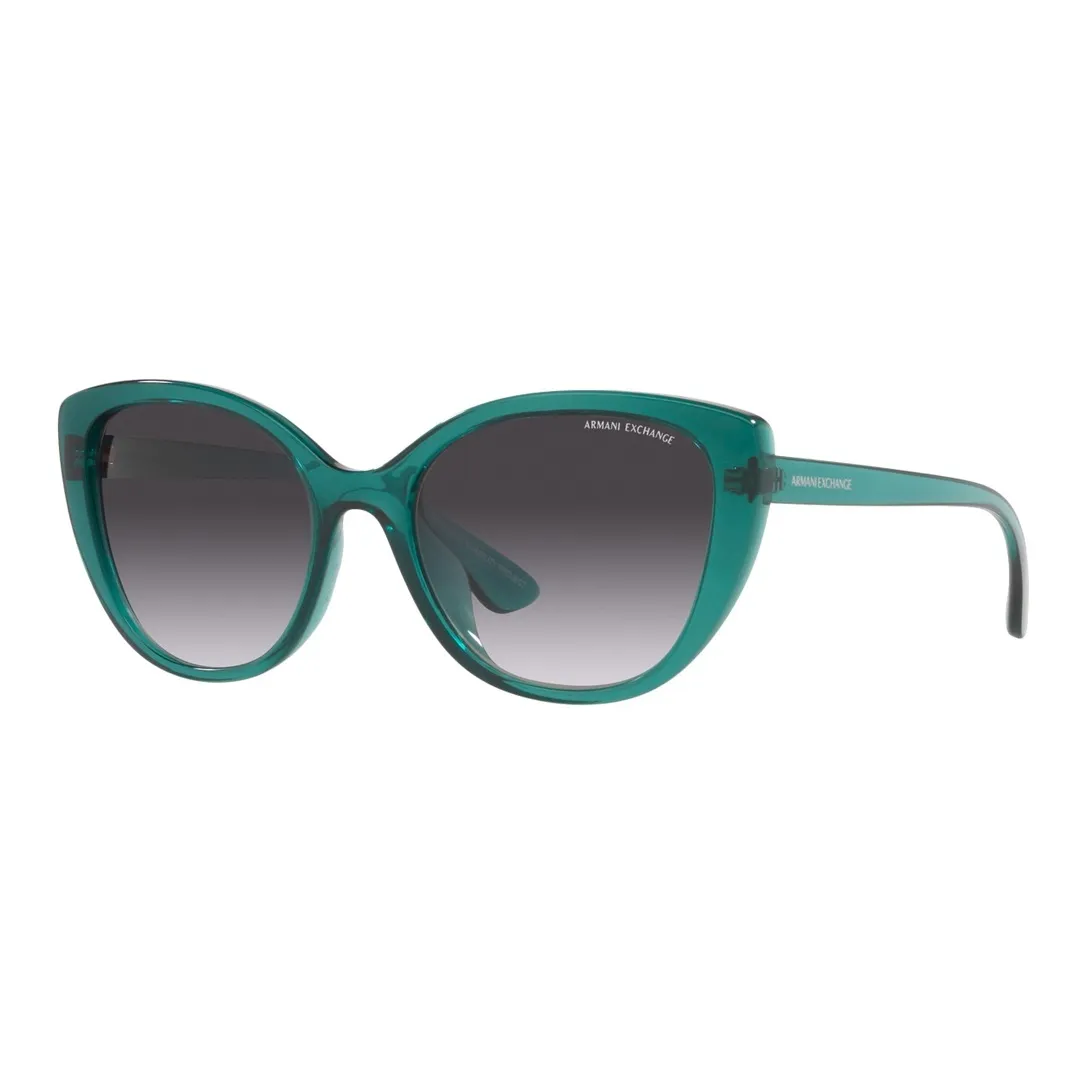 ARMANI EXCHANGEAE Plastic Cat Eye Sunglasses Women's Green