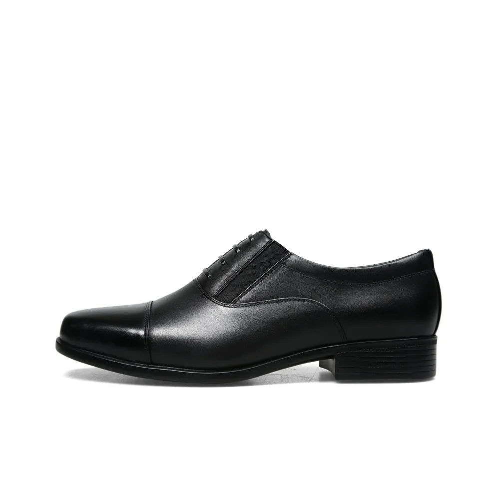 Strongman 3515 Three Head Leather Shoes Formal Wear Derby Shoes With Three Toe Design Men's