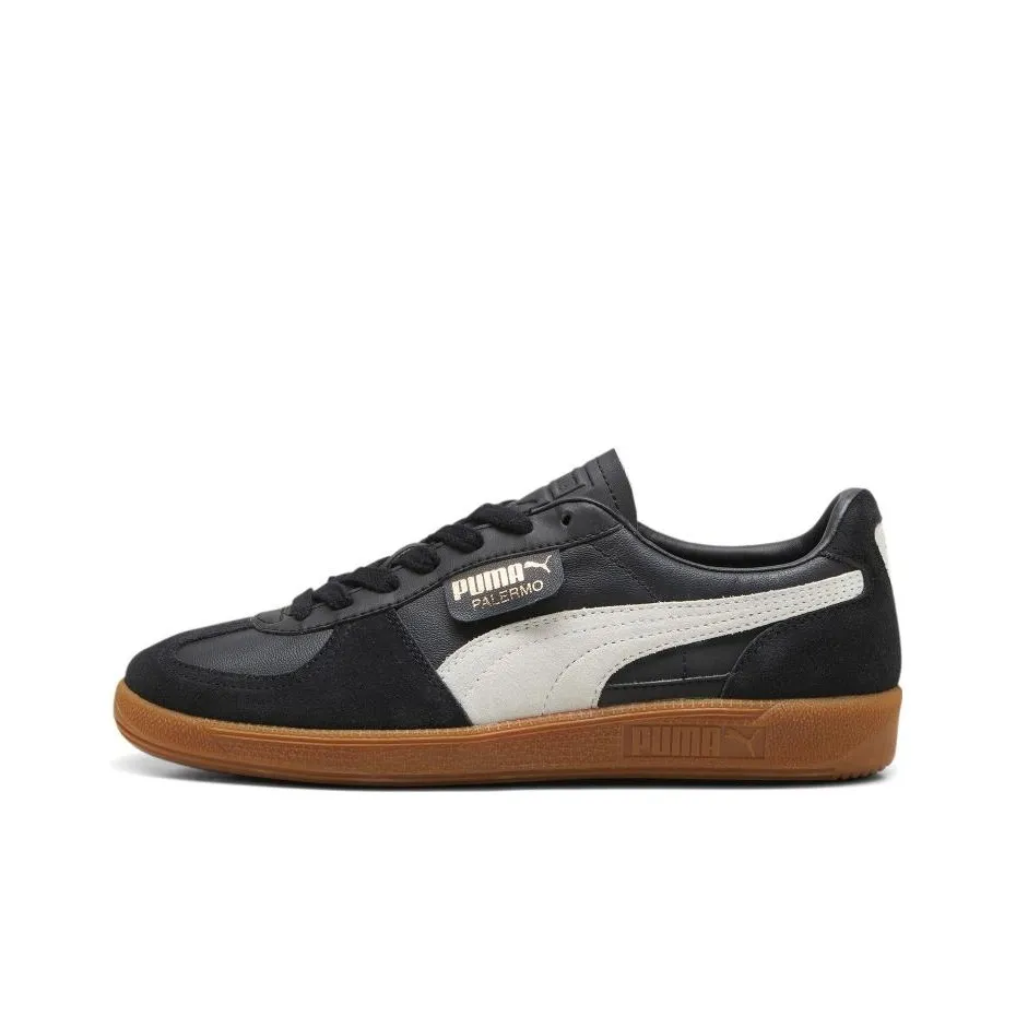 PUMA Palermo Leather Black Feather Grey Gum