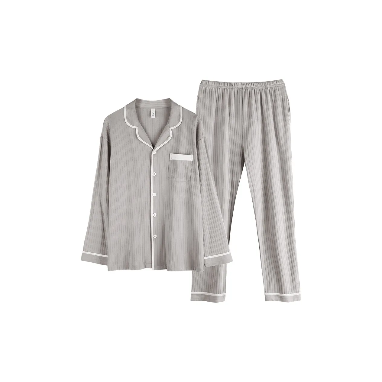 Xuan Liang Длинный рукав Пижамный комплект для весны и осени Мужской