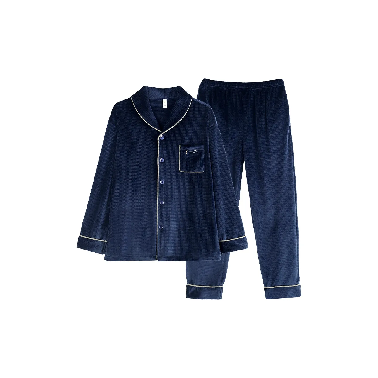 Xuan Liang Loungewear Thermal Island Velvet Plus Size Clothing Sets Men's