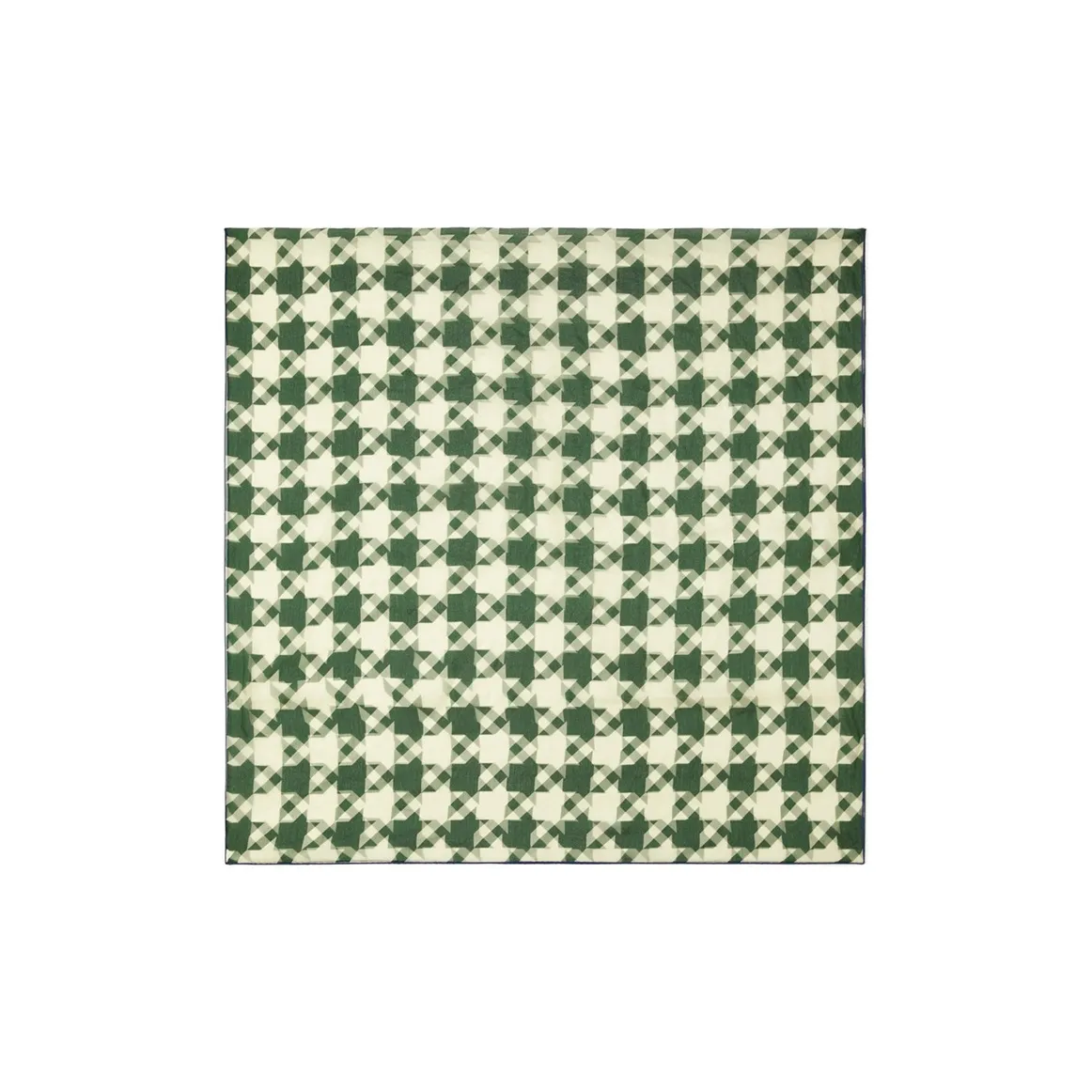 Шарфы из шелка Burberry унисекс зеленого цвета