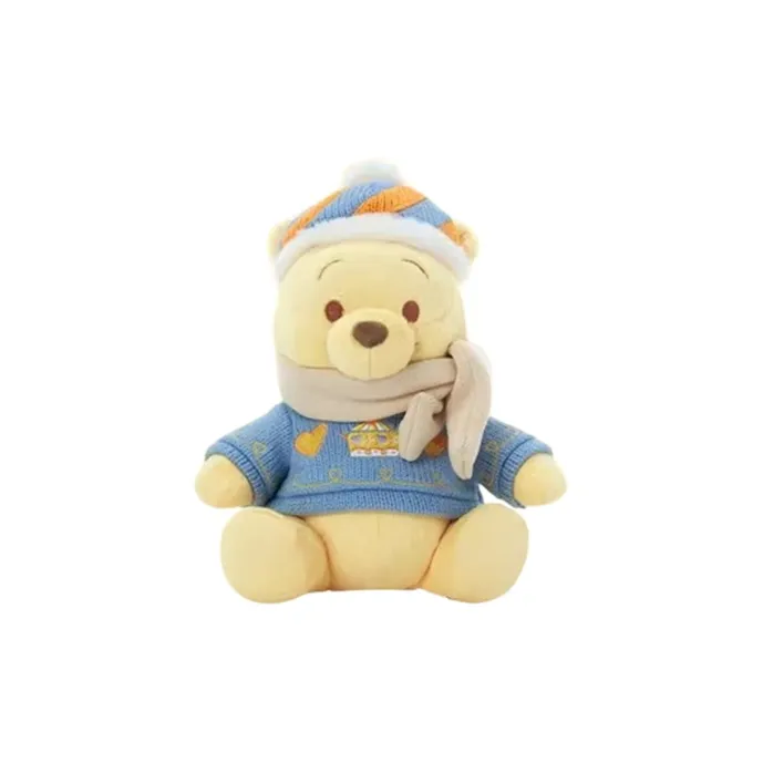 Disney Winnie 2023 Winter Winnie The Pooh and Friends Collection Куклы Плюшевая кукла 22 см Высота
