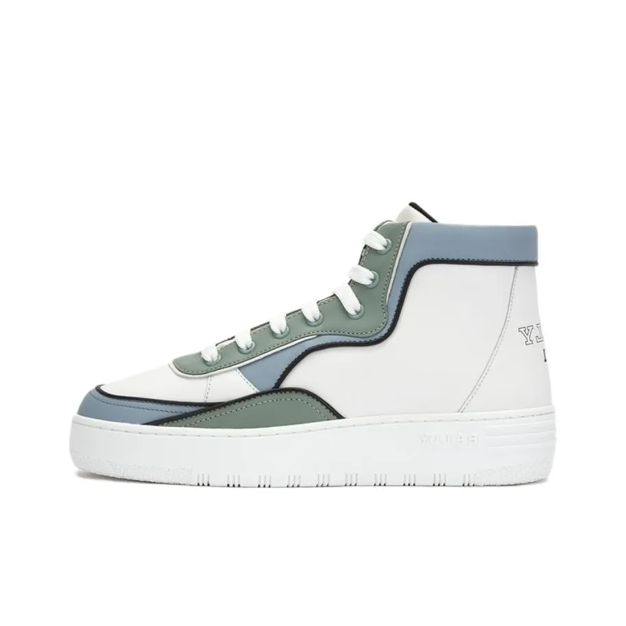BALLY High Top Skateboard shoes Pink Men's White