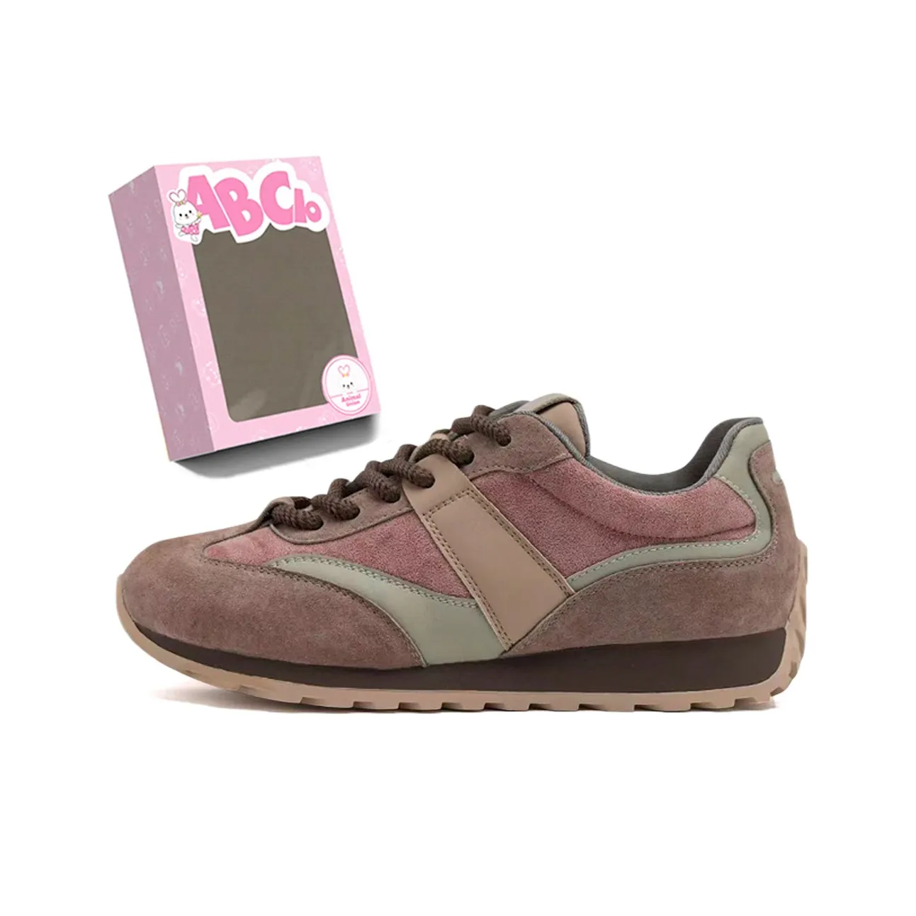 ABCIO Niche Design Maillard Style Trend Vintage Soft Sole Versatile Comfortable Low Top Casual Shoes Women's