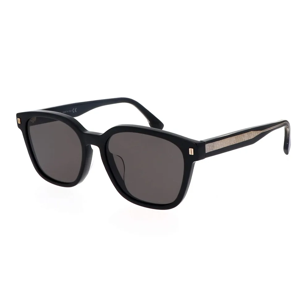 FENDI Acetate Irregular Shape Sunglasses Men's Black