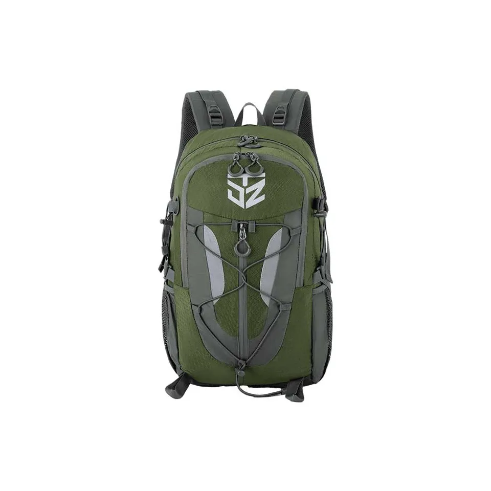 Explorers Nylon 30L/40L Backpack Unisex Green/Orange/Black/Fruit Green
