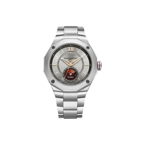 Baume & Mercier Автоматический Механический Movement Мужские Часы Rivera Series 43mm*43mm Серые