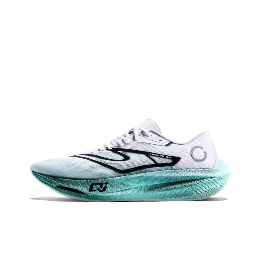 Erke Zhijing 2,0 Амортизация Износостойкий Низкий Топ Спринт Беговые кроссовки Мужской Azure