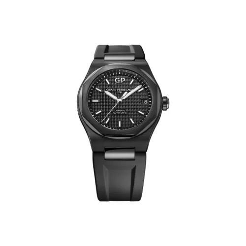 GP Автоматический Механический Movement Мужские Часы 42mm*11,13mm Черные