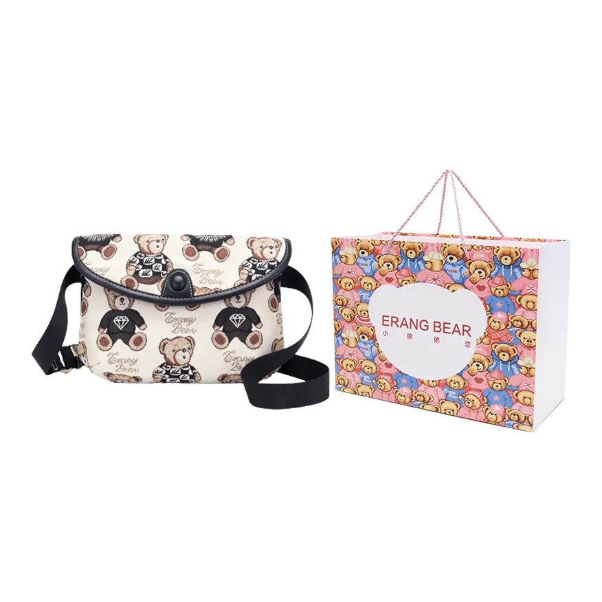 ERANGBEAR ПУ (полиуретан) Сшитый Холст Чехол для телефона Слинг-сумка Сумка на пояс Стандартная Унисекс