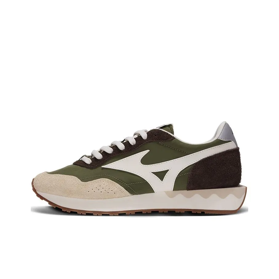 Mizuno LG 70s Slip Устойчивый к истиранию Низкий Топ Casual Унисекс Зеленый Белый