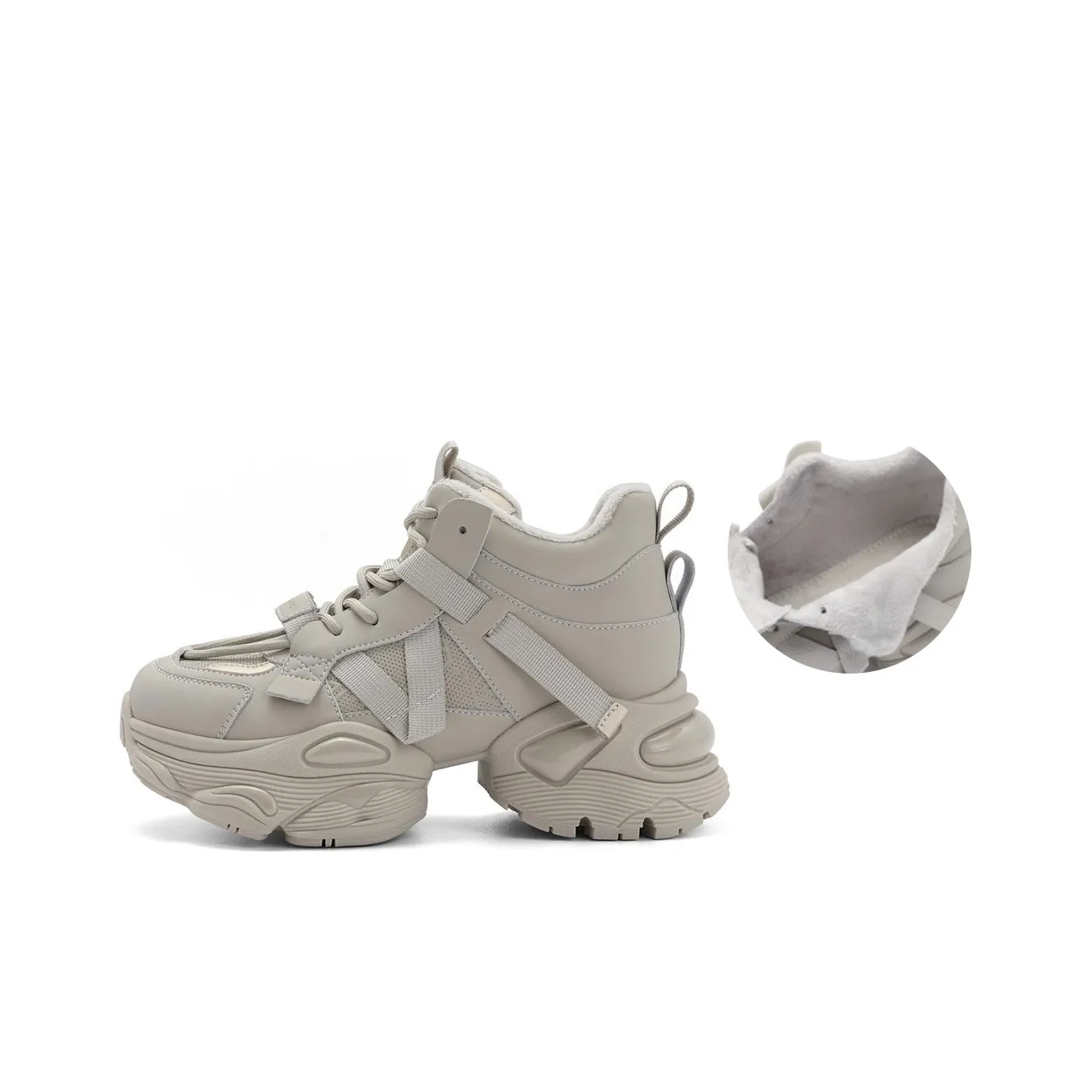 BELLE Low-Top Chunky Sneakers 6cm Women's