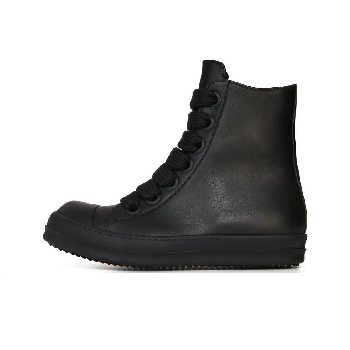 RICK OWENS Lido Ramones High Top Black SS24